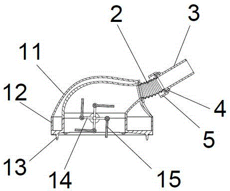 Dust-collection head applicable to textile fabrics