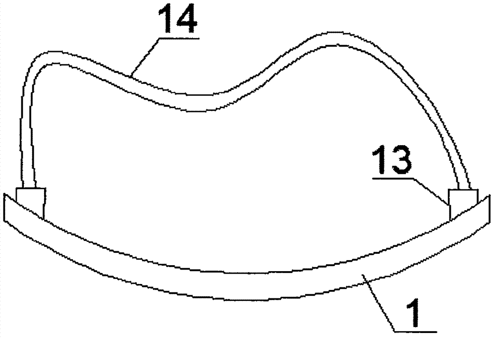 Facial neuritis rehabilitation aiding device