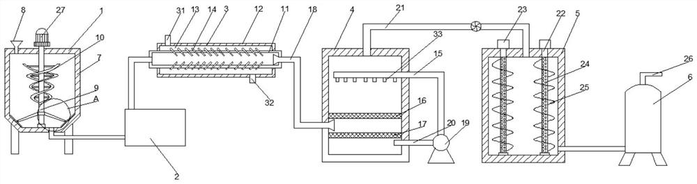 Method and device for treating tail gas by adopting excimer light source technology