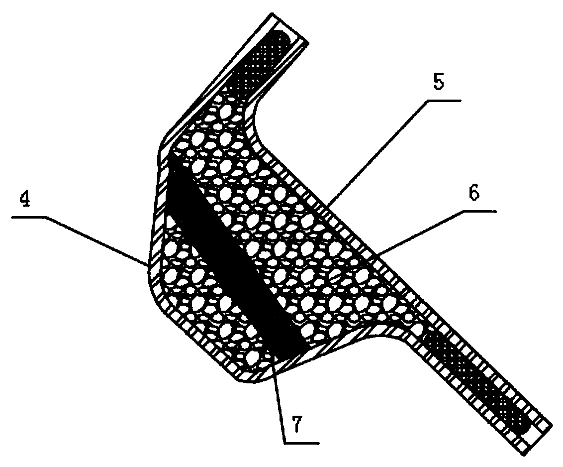 Automobile door window frame