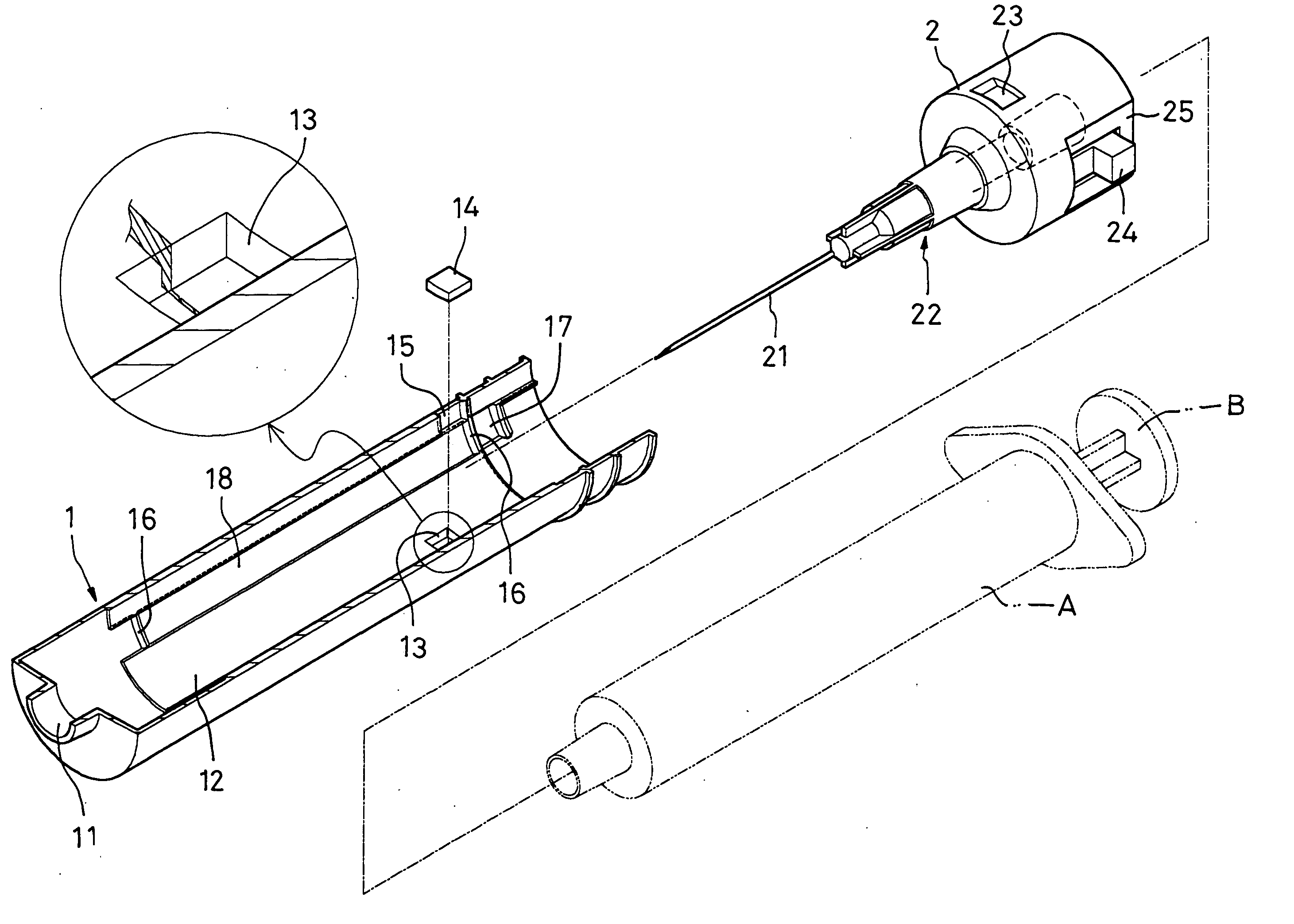 Protective injection needle