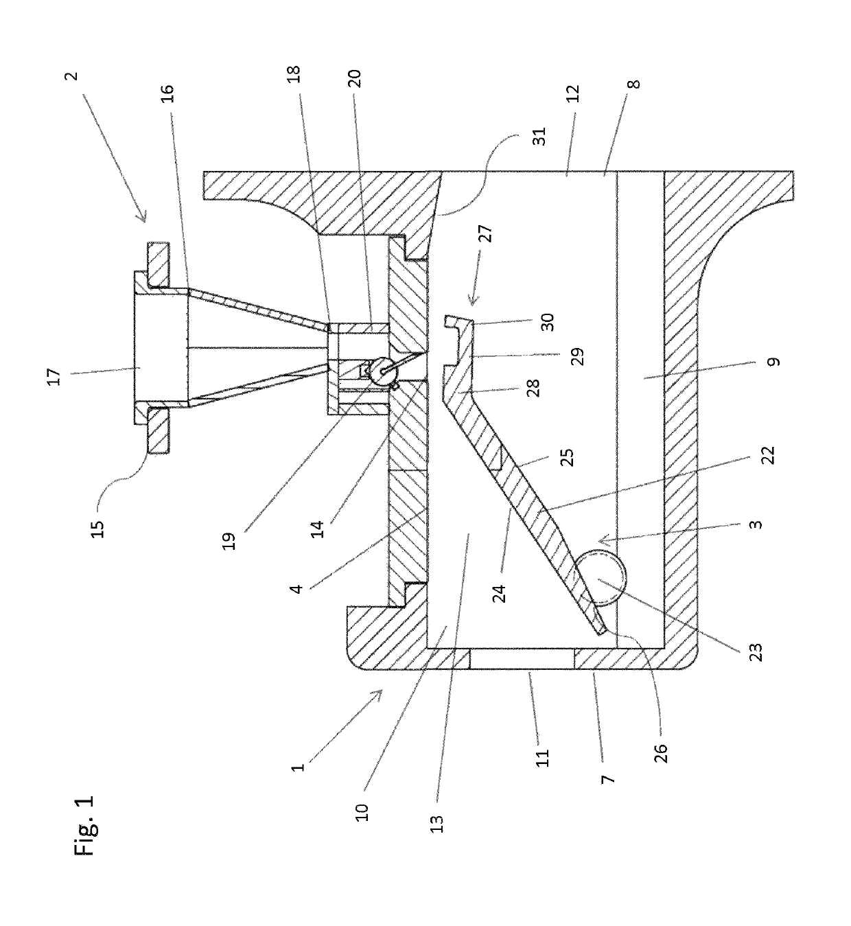 High speed injector with two stage turbulence flap