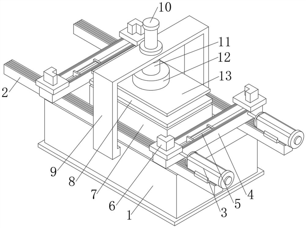 Framing machine for assembling photovoltaic cell panel