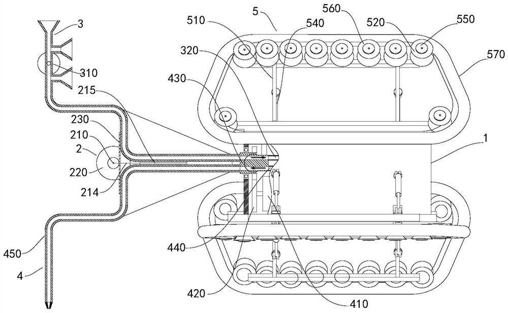 Pipeline inner wall rust removal robot