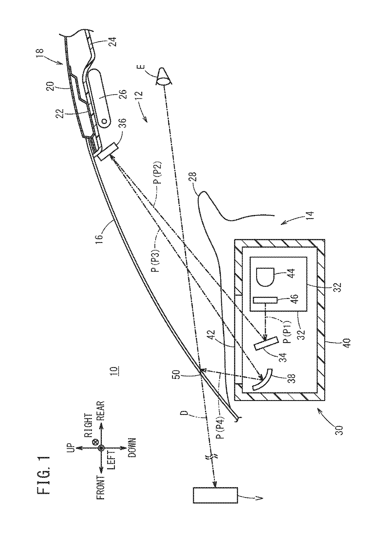 Head-up display device