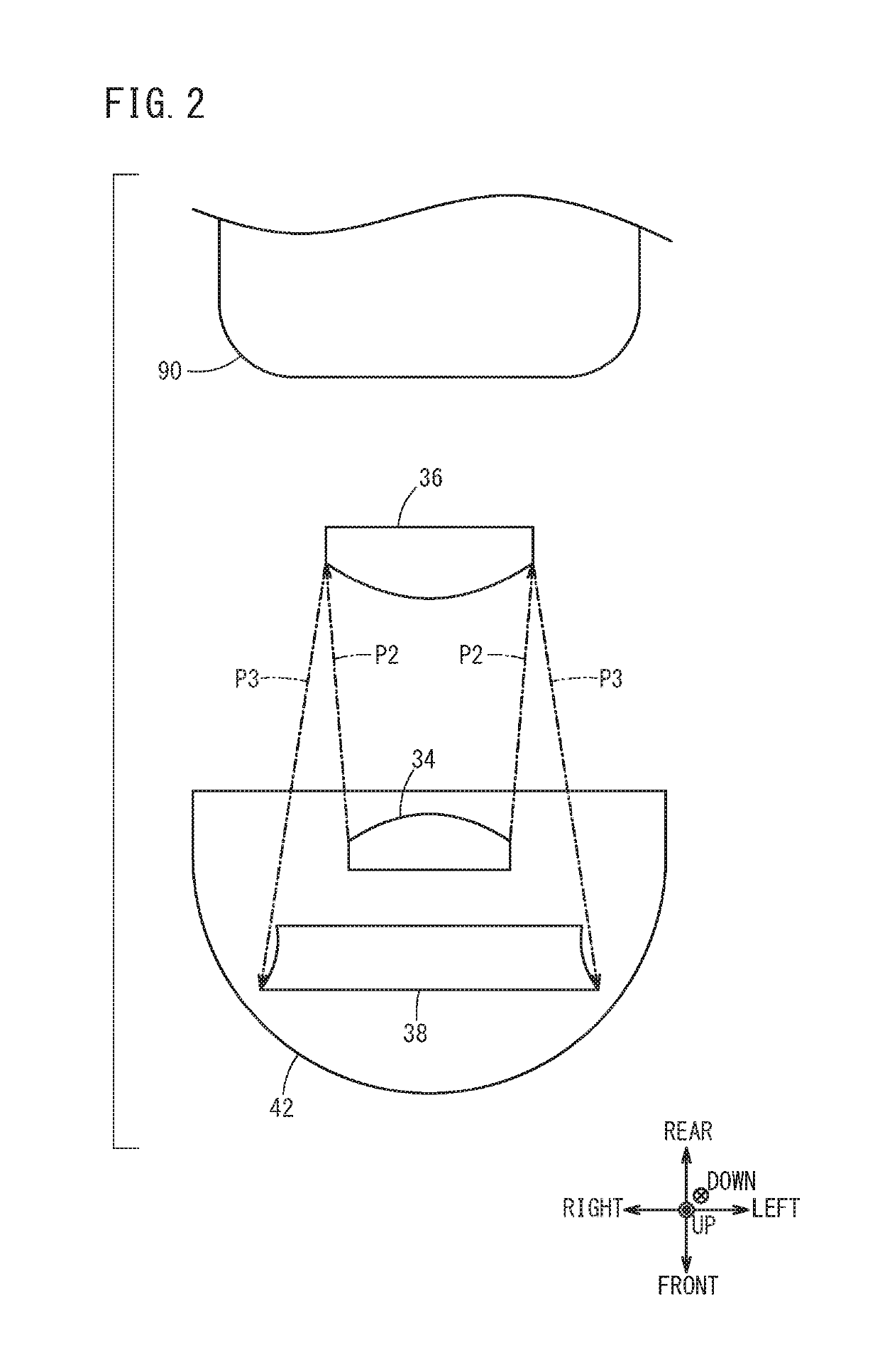 Head-up display device