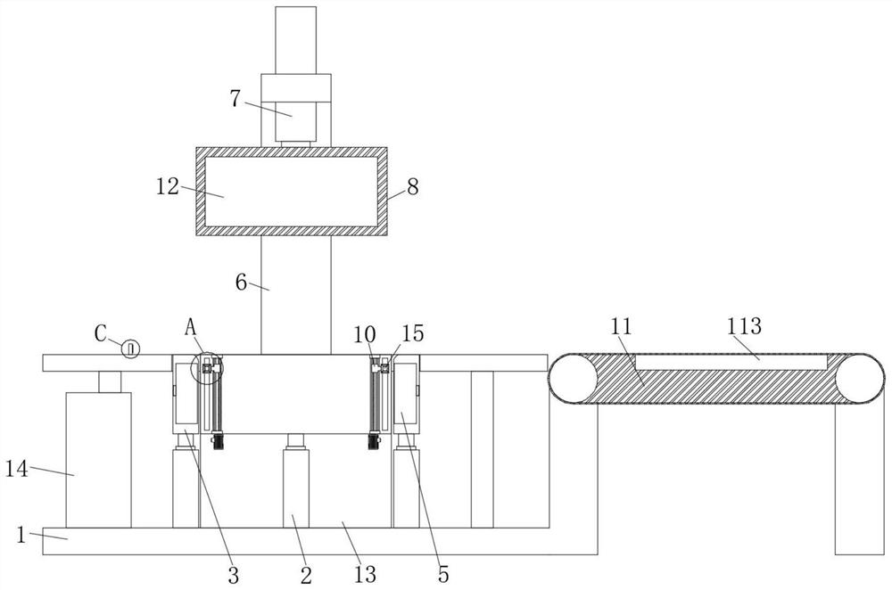 Full-automatic box nailing machine for heaven and earth covers