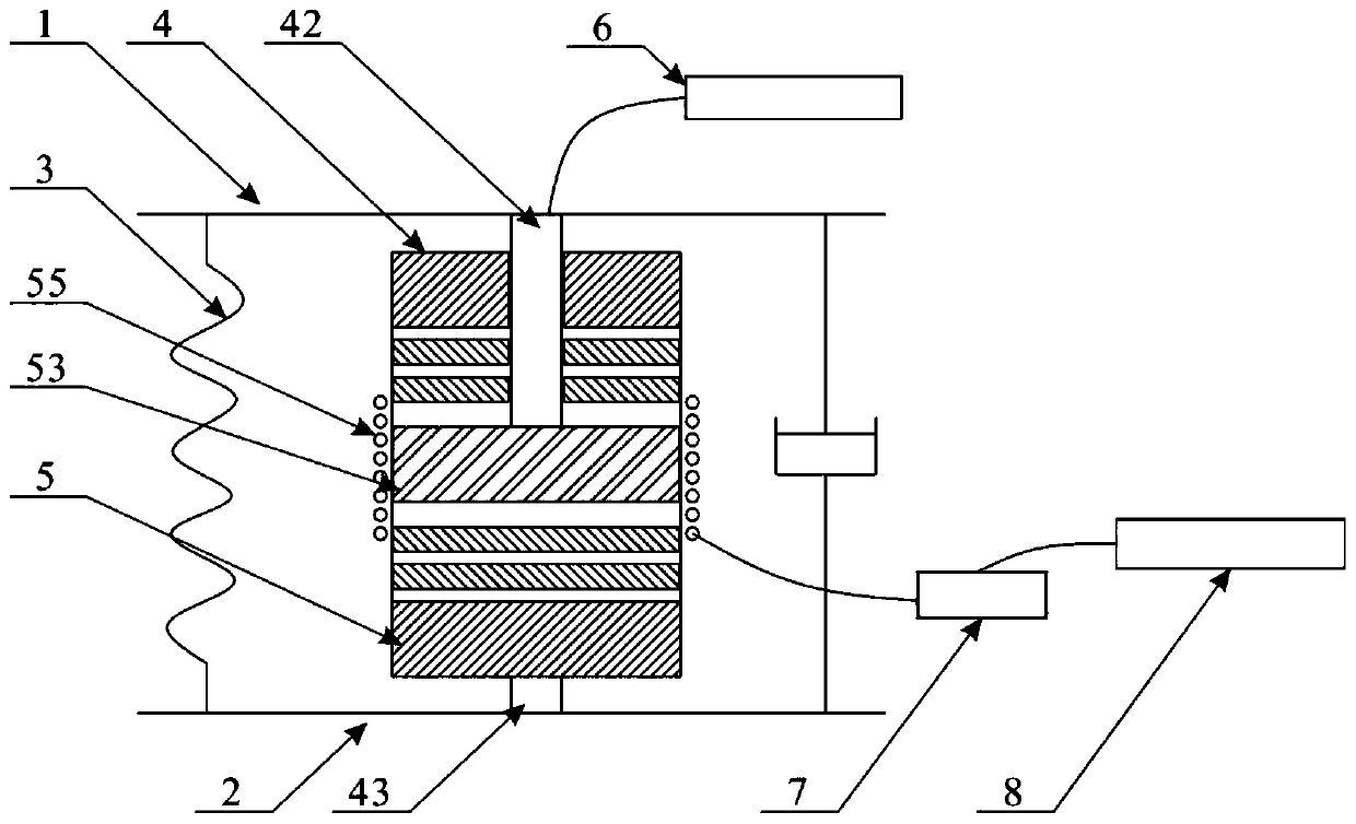 Magnetic suspension active suspension device capable of recycling vibrating energy