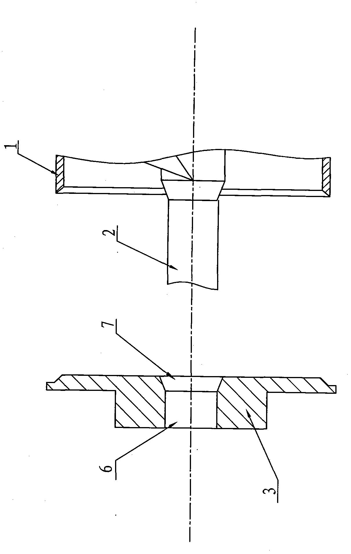 Pneumatic sealing control device at discharge port of screw conveyor