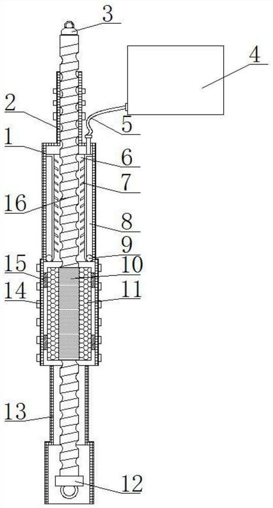 A pump injection agent mixing device for pumping wells