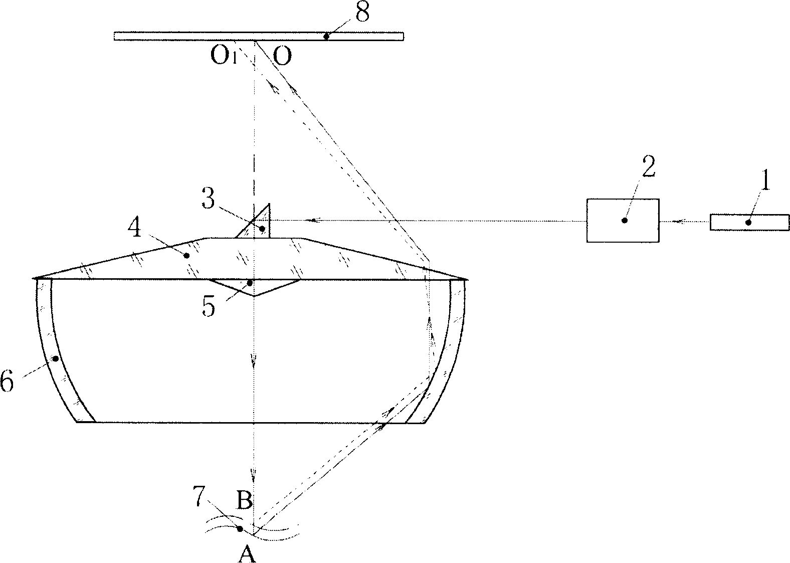 Body surface three-dimensional topographic information measuring device