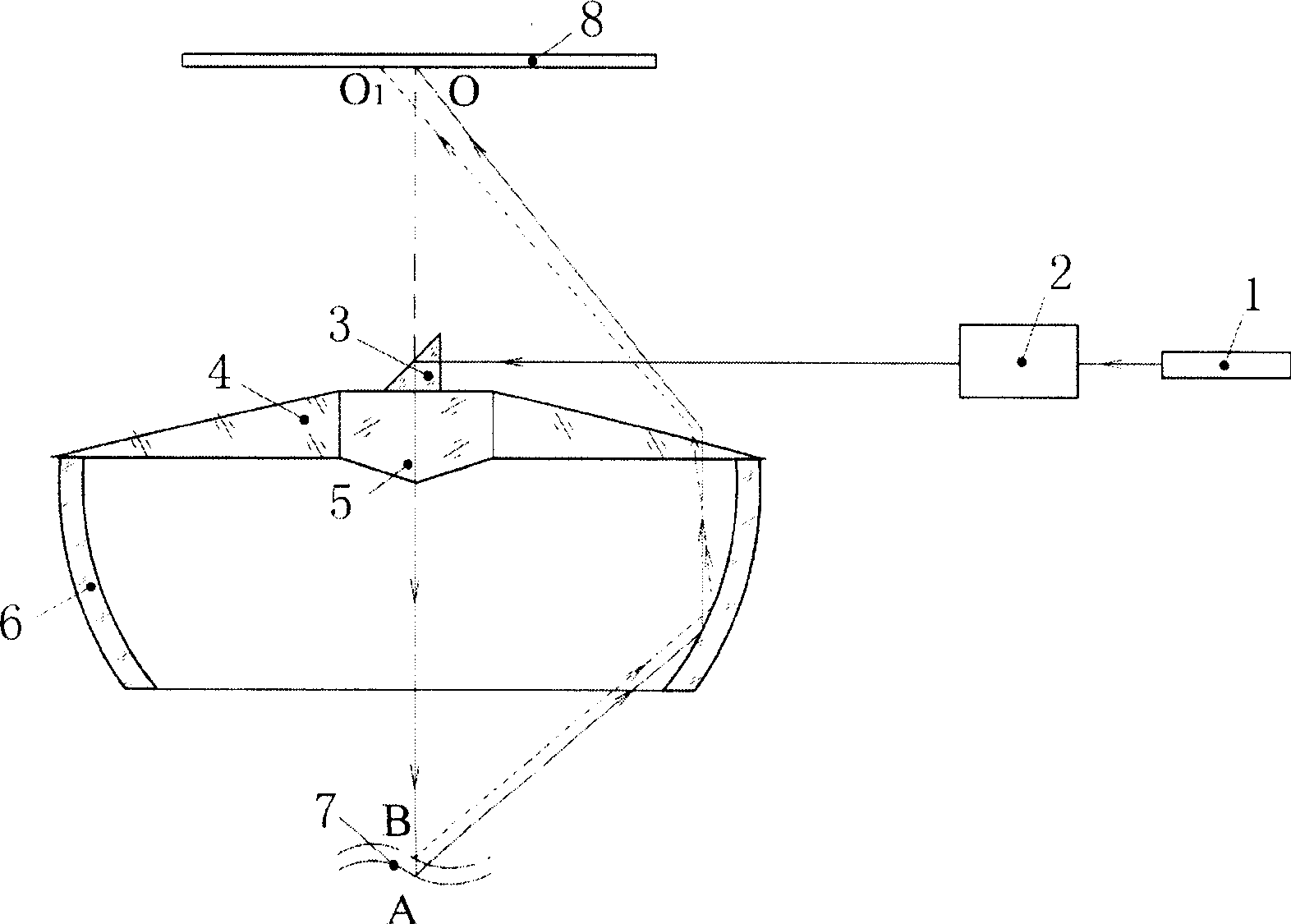 Body surface three-dimensional topographic information measuring device