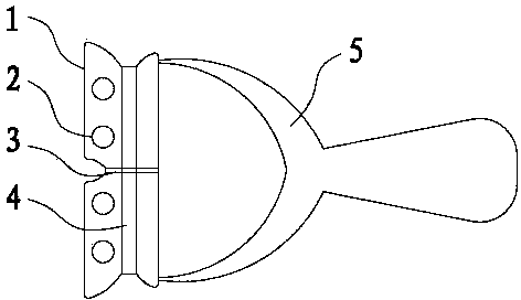 Foreskin section ligation anastomat