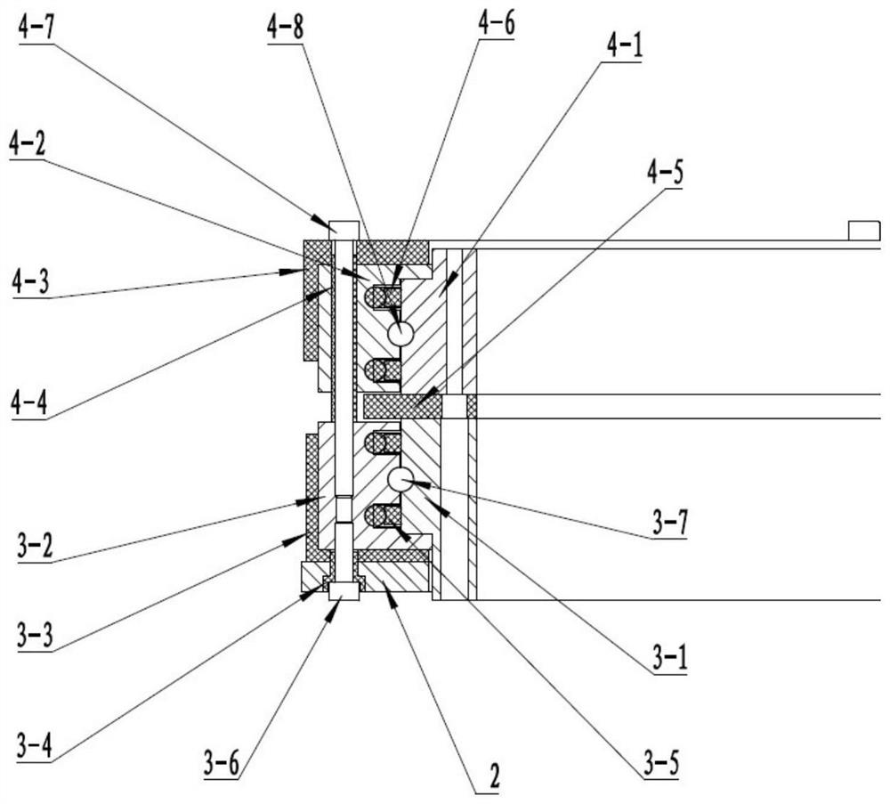 Induction heating system of rotary silicon carbide crystal growth furnace and crystal growth furnace