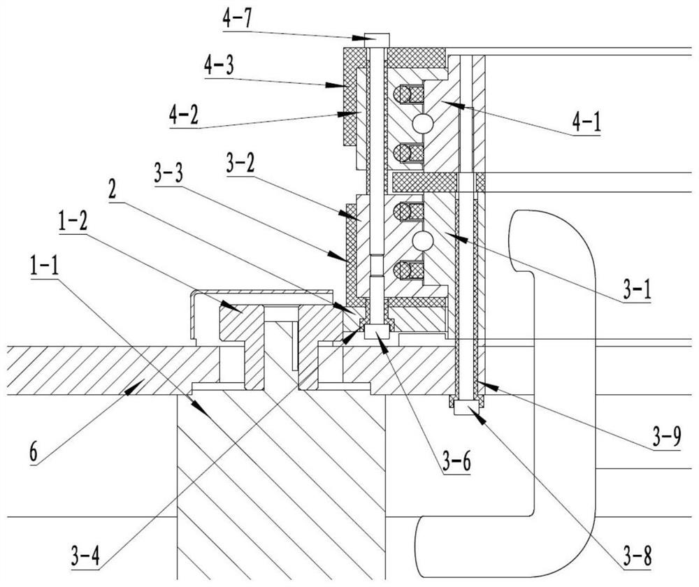 Induction heating system of rotary silicon carbide crystal growth furnace and crystal growth furnace