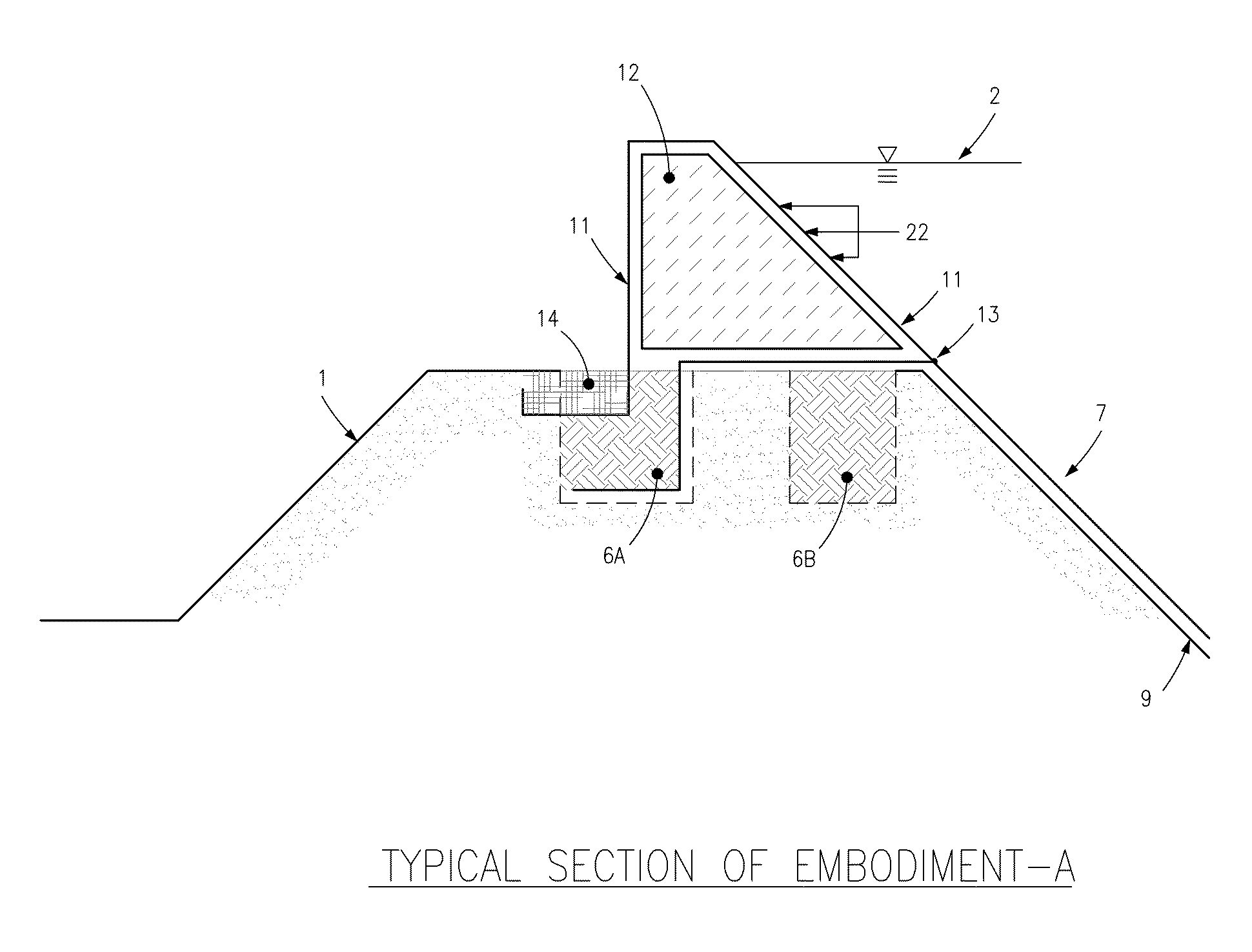 Berm or levee expansion system and method