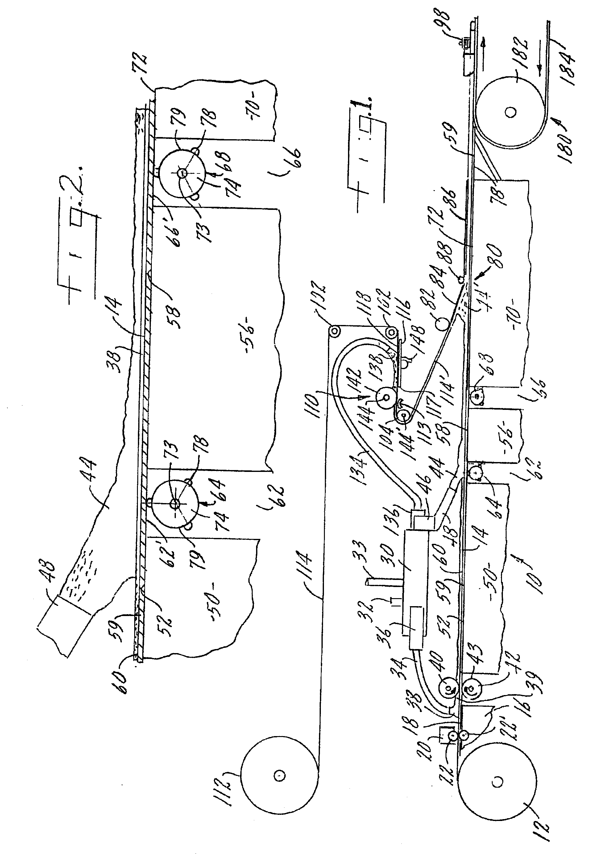 Method of manufacture of glass reinforced gypsum board and apparatus therefor