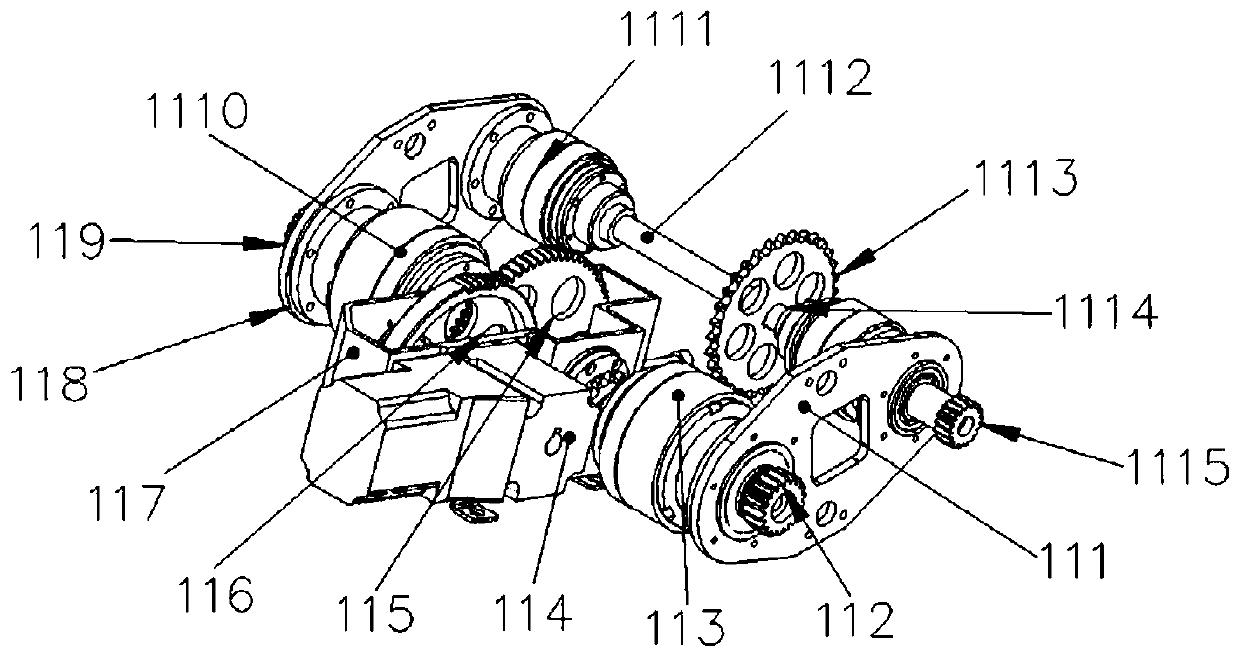 Opened wheel type electronic upstairs barrow and operation method thereof