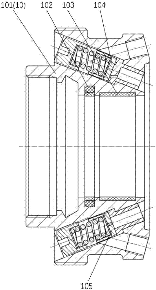 Rail friendly type anti-yaw oil pressure damper and parameter design method thereof