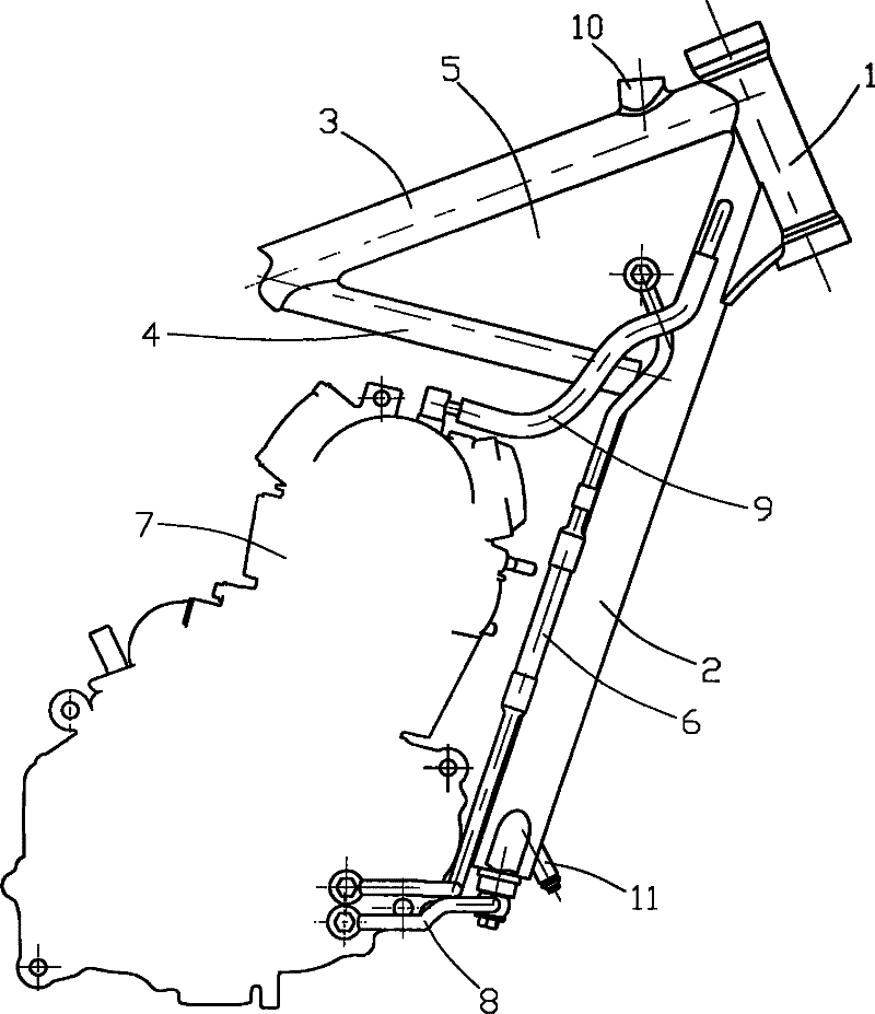 Motorcycle engine oil external circulation system