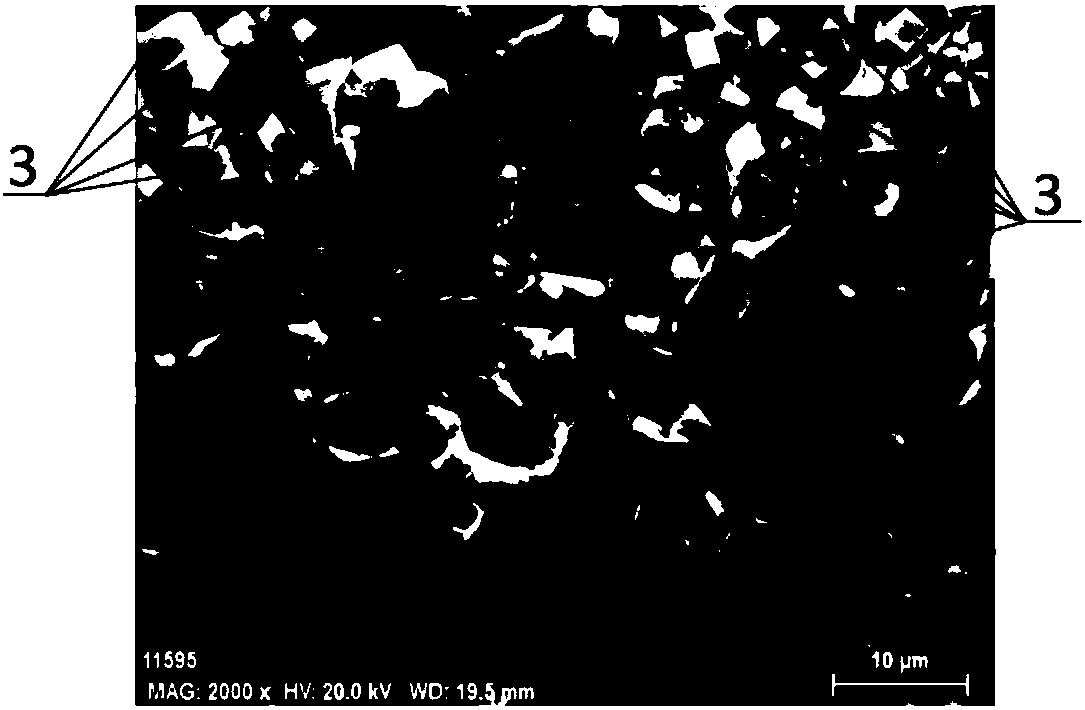 In-situ generated CM2A8 multiphase reinforced steel ladle casting material and preparation method thereof