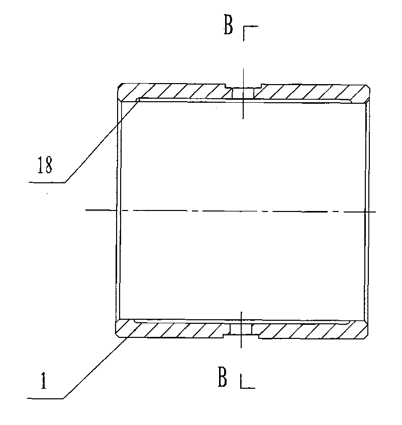 Method for processing oil grooves in inner bores of copper bearing bush