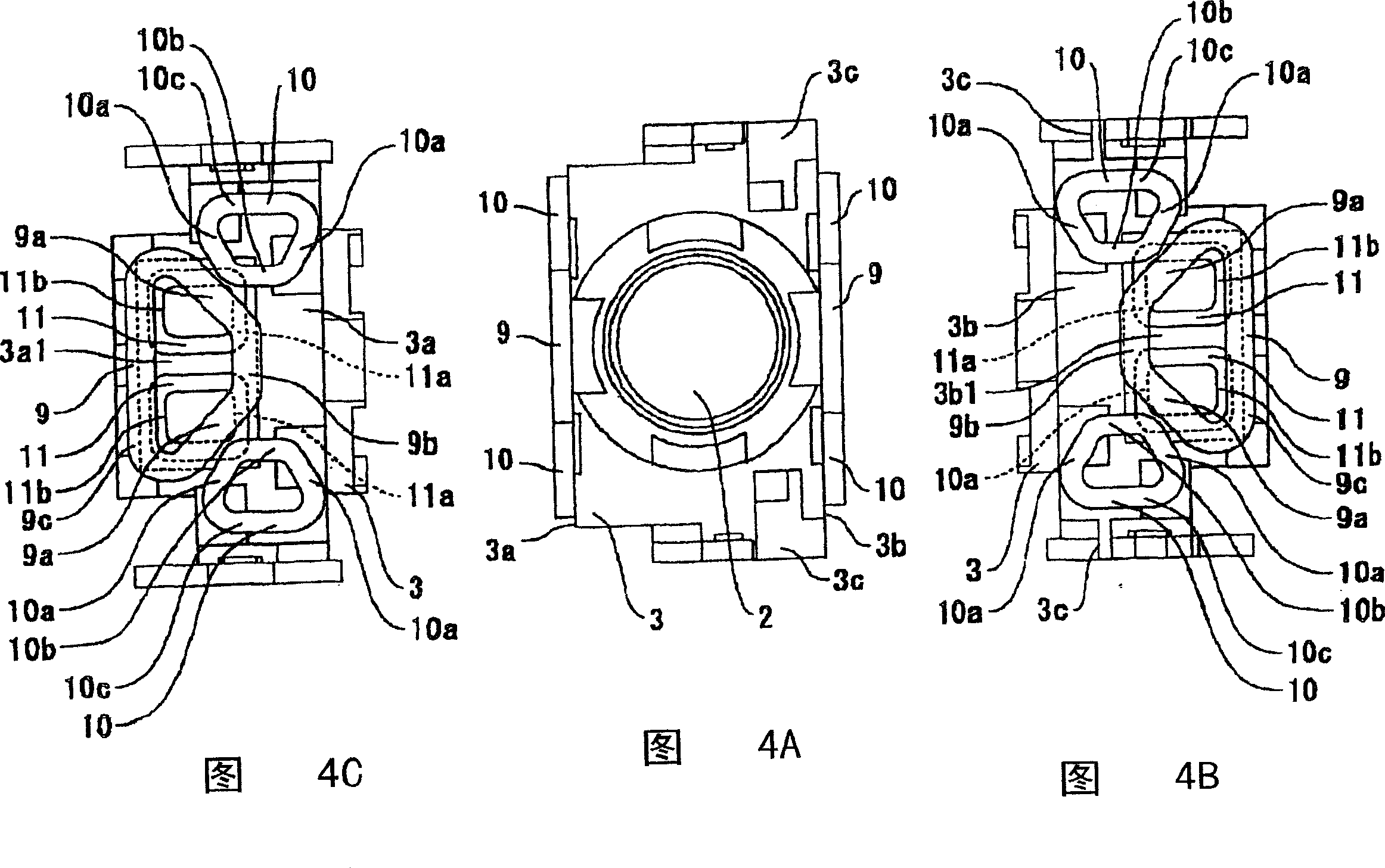 Objective lens drive device and optical head device