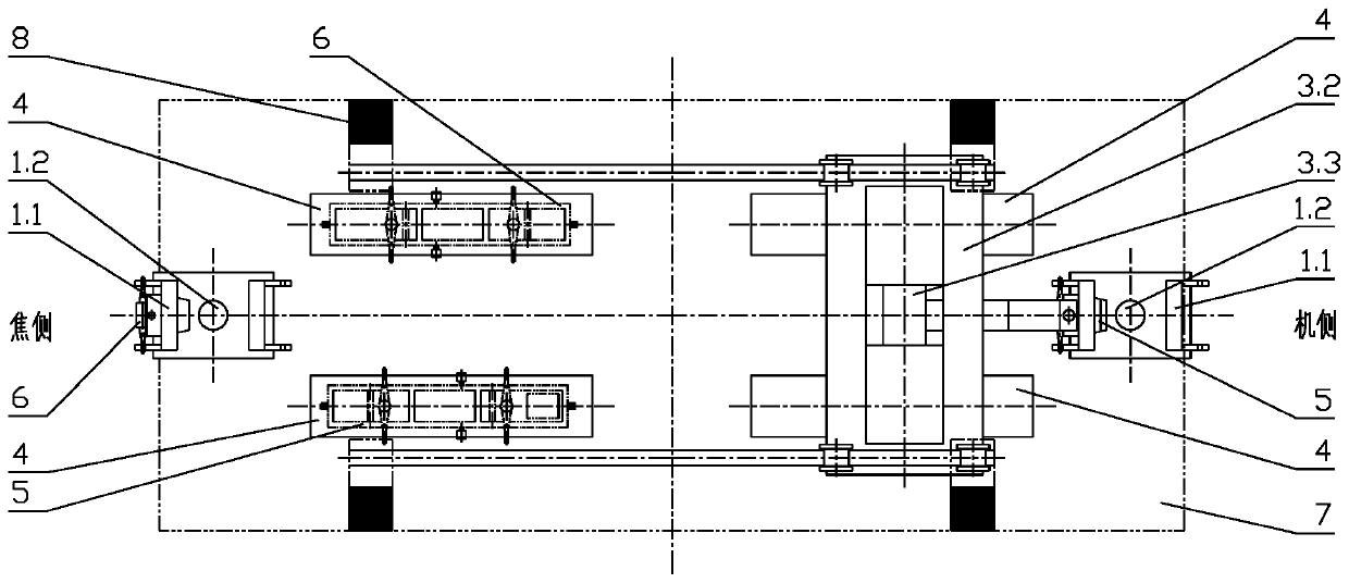 Rotating disc type repair station for storing and maintaining coke oven doors and operation method