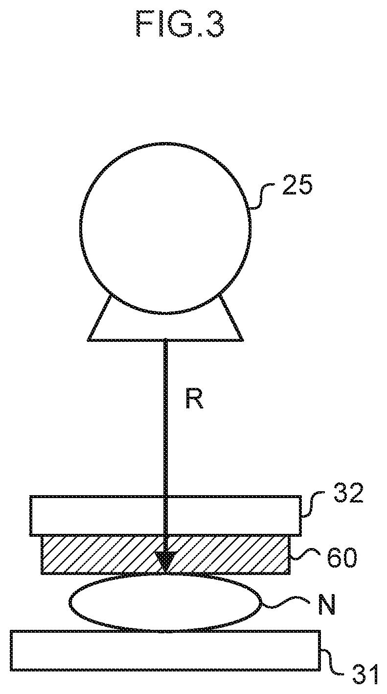 Hardness deriving device, medical imaging system, hardness deriving method and hardness deriving program storage medium