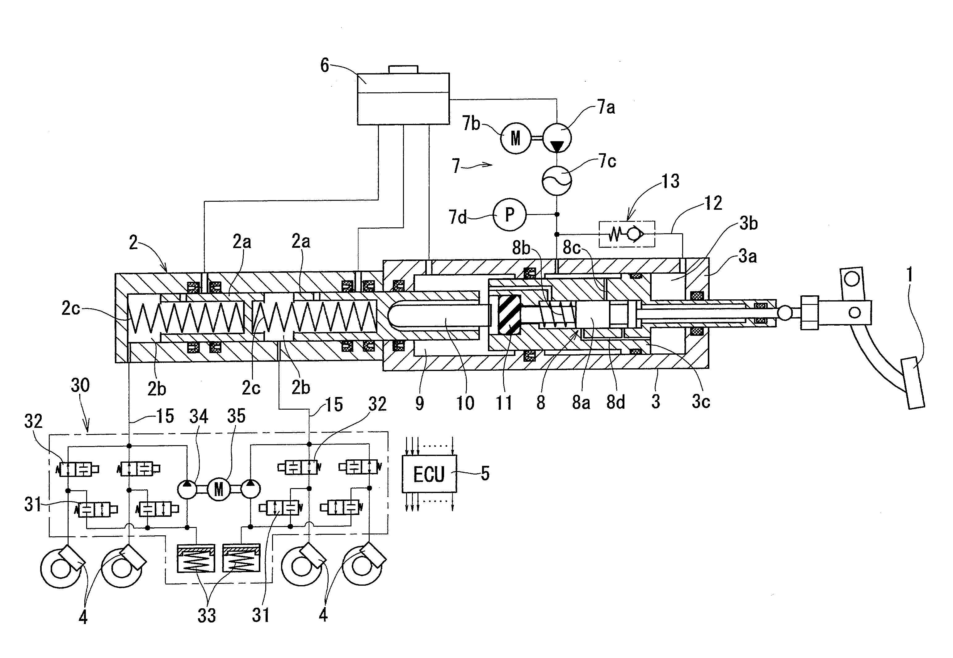 Hydraulic booster and hydraulic brake system using the same