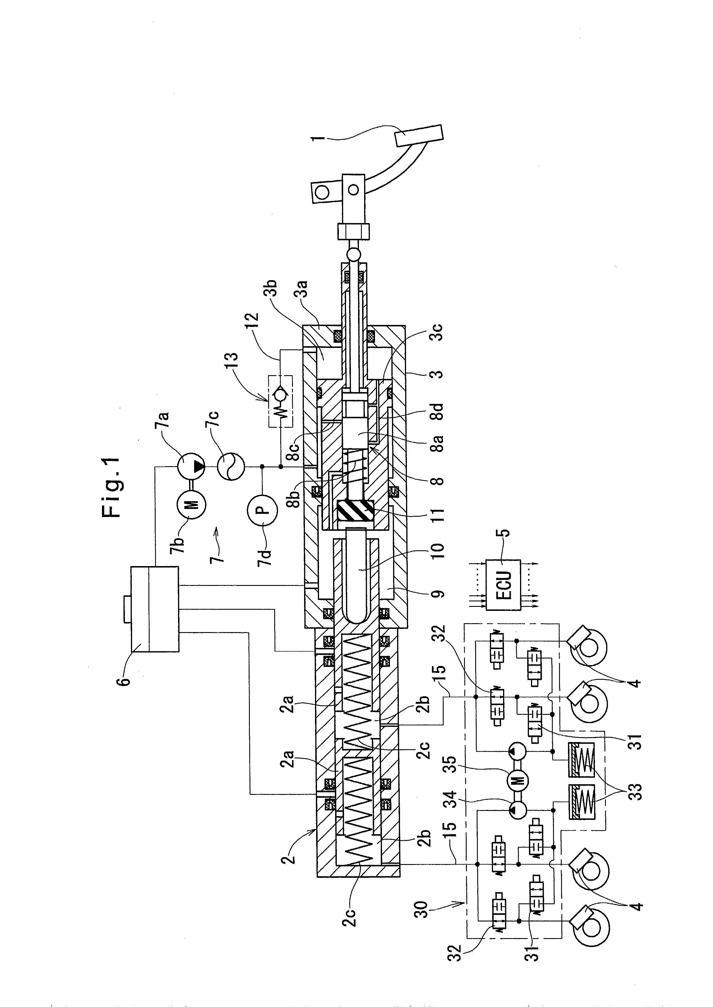 Hydraulic booster and hydraulic brake system using the same