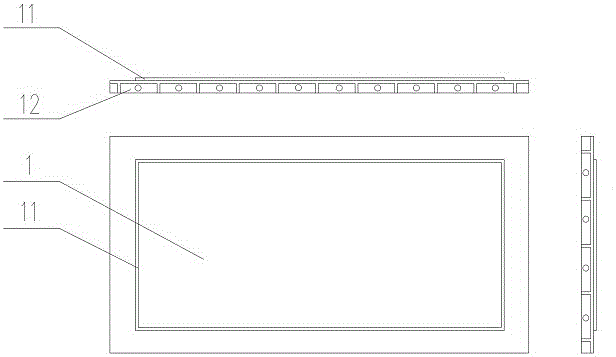 Casting pressure plate and manufacturing method of casting