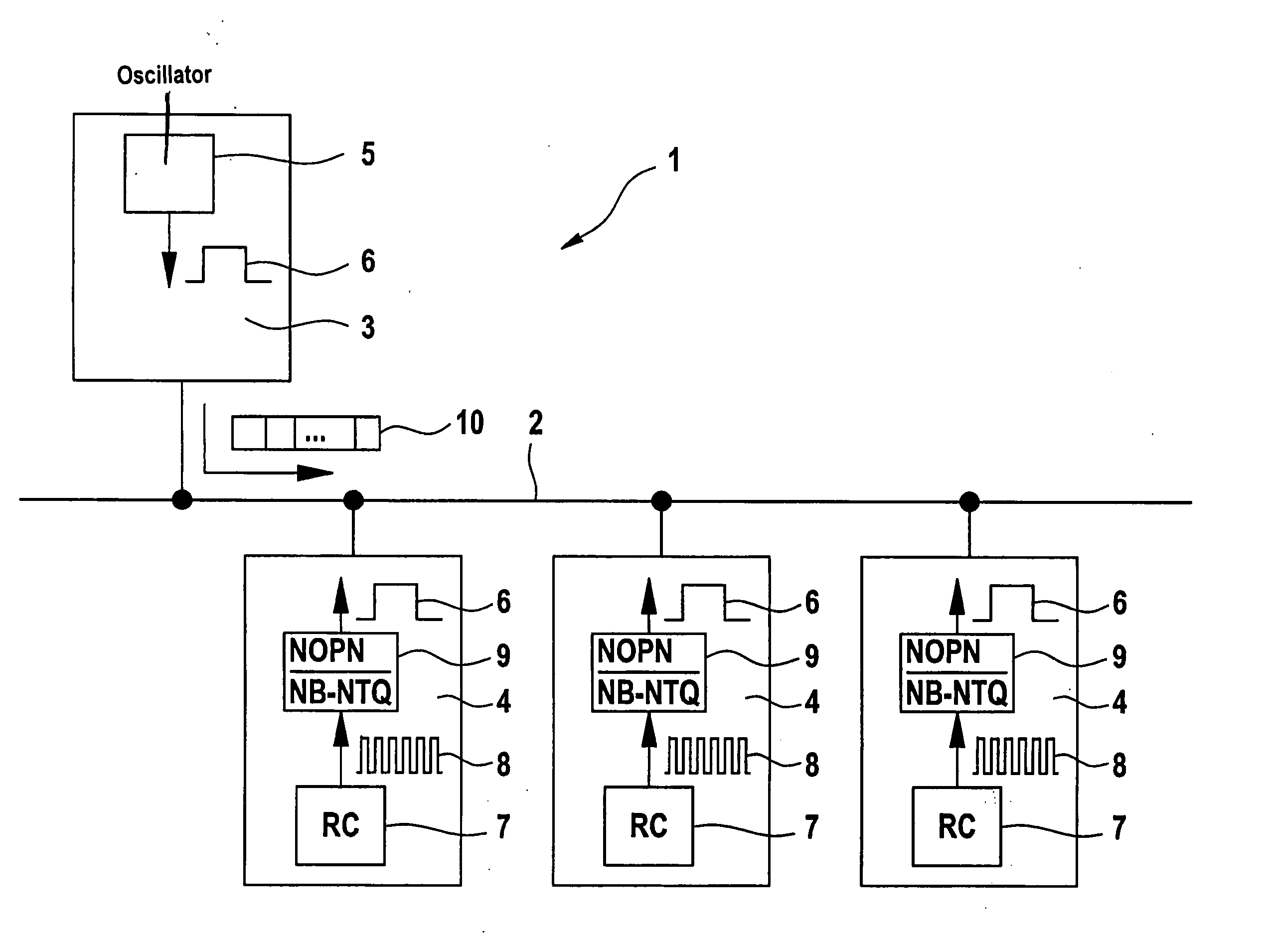 Communication system including a data bus and multiple user nodes connected thereto, and method for operating such a communication system