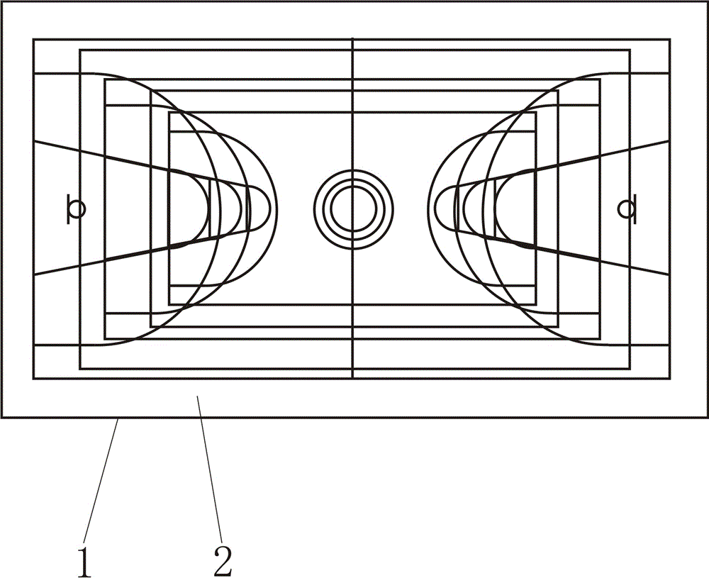 Basketball court provided with light-emitting court lines