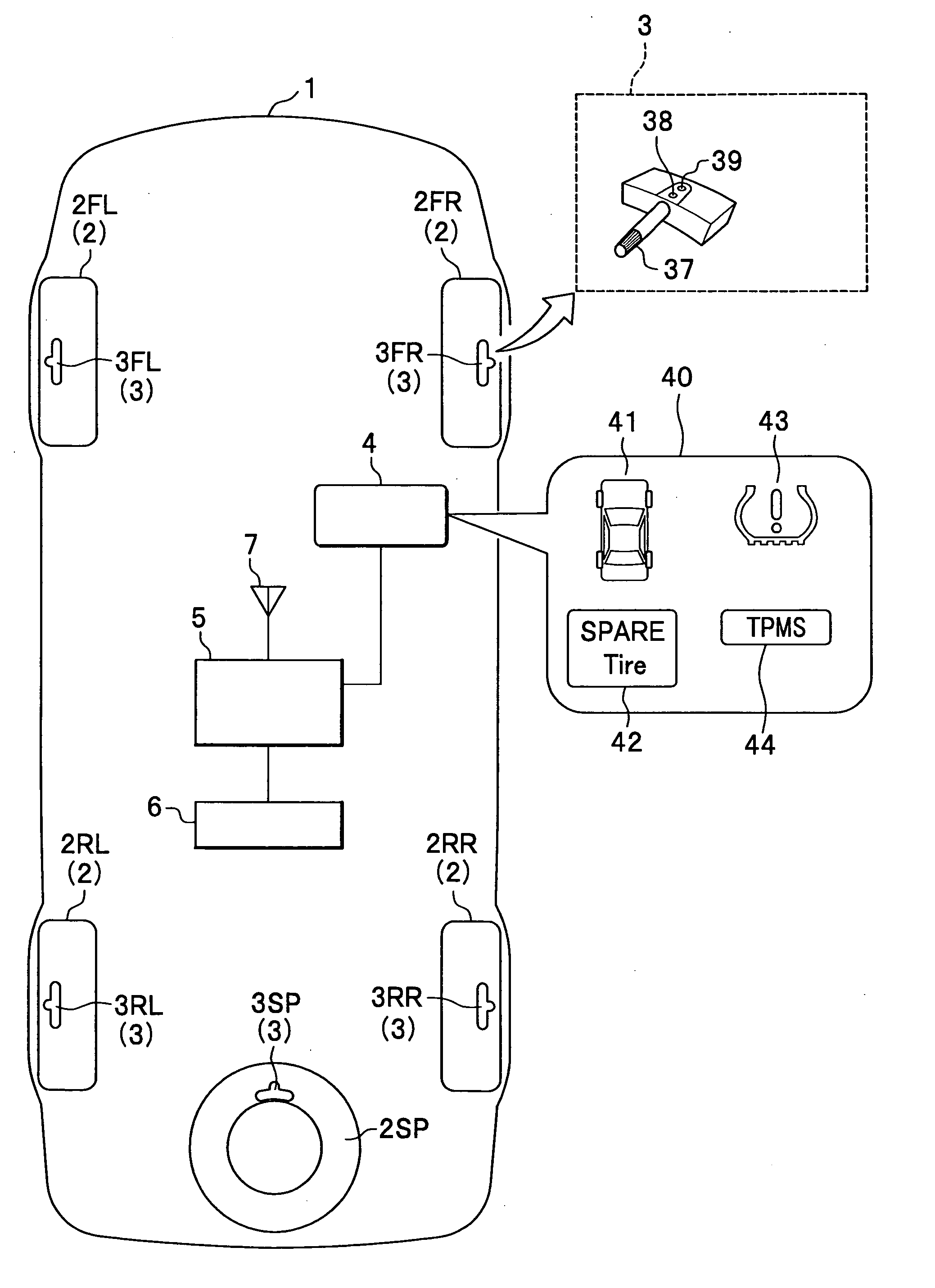 System and method for monitoring tire pressure