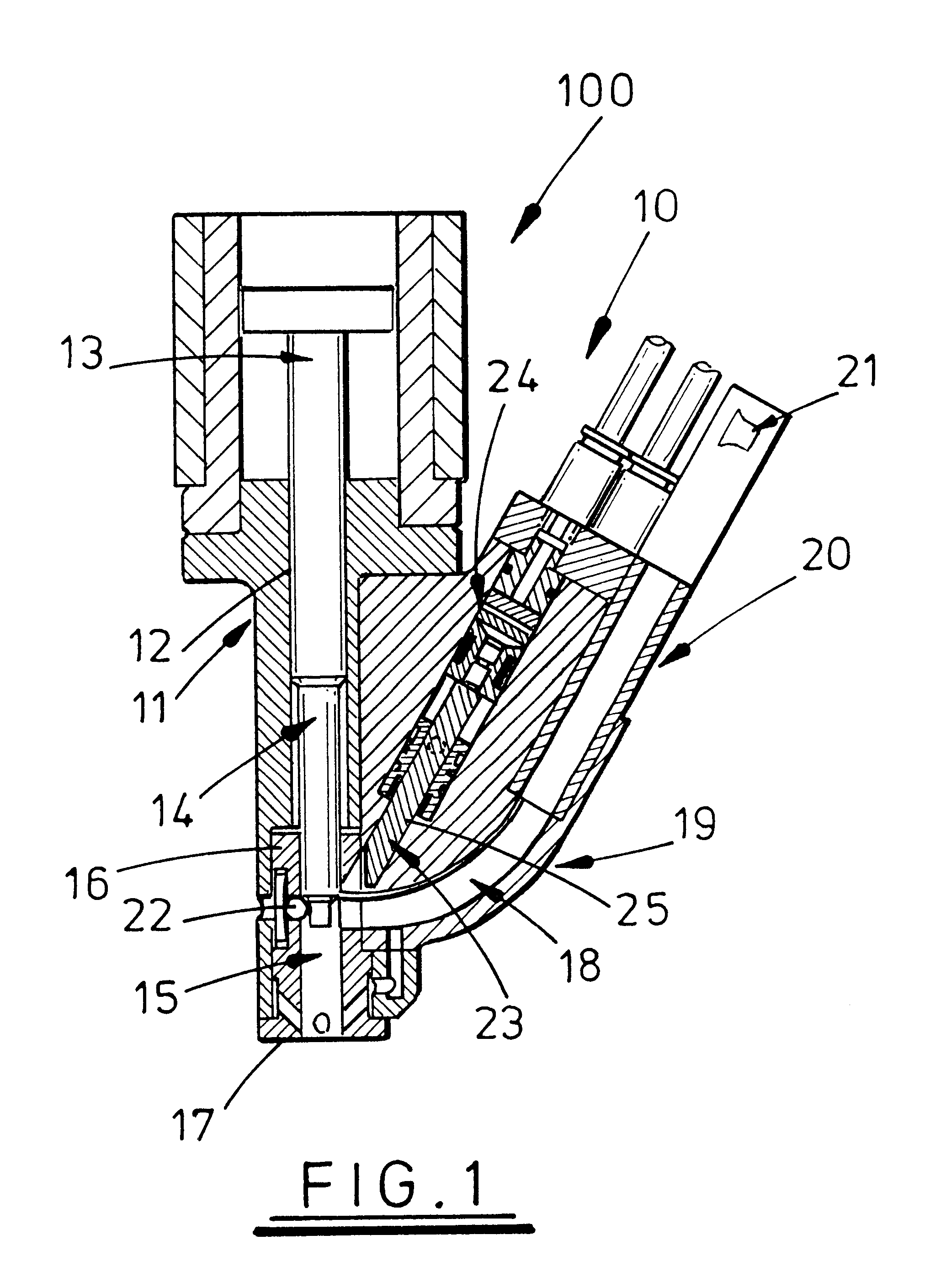 Feeding heads for fastening machines