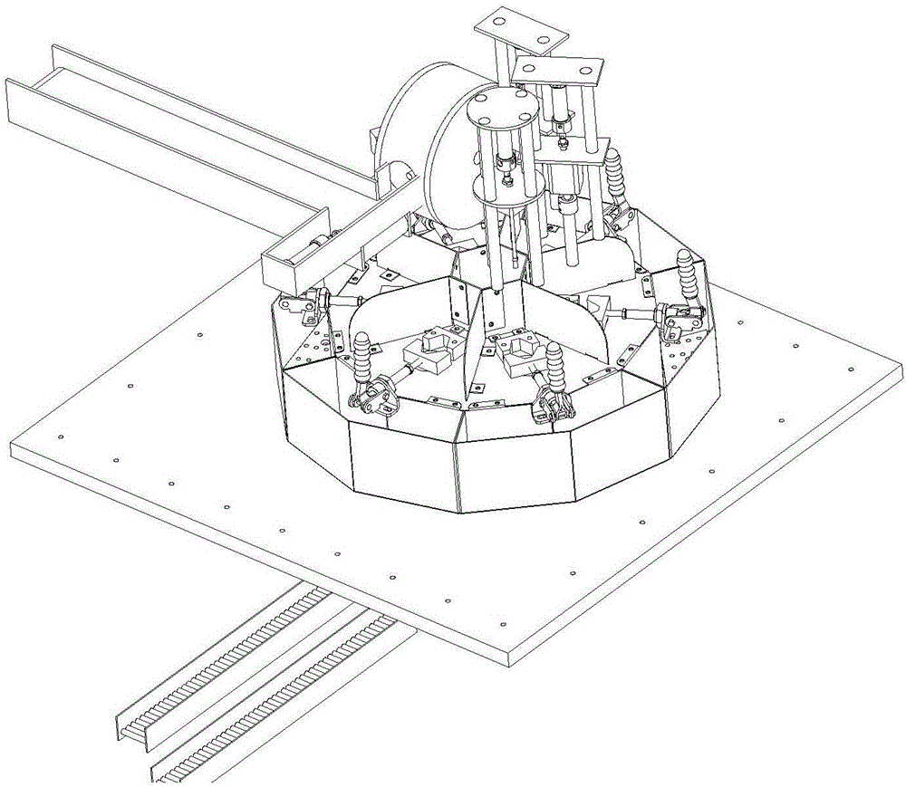 Testing device for key dimension of automotive hub shaft