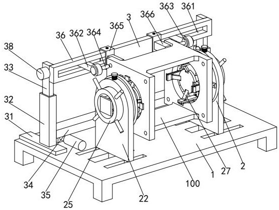 Drilling processing equipment for motor fixing seat metal casting after forming