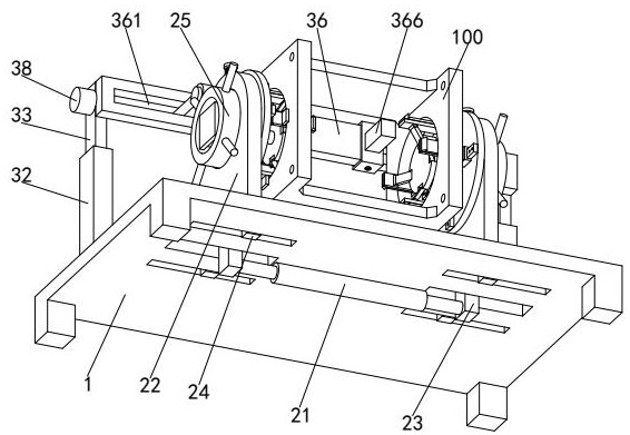 Drilling processing equipment for motor fixing seat metal casting after forming