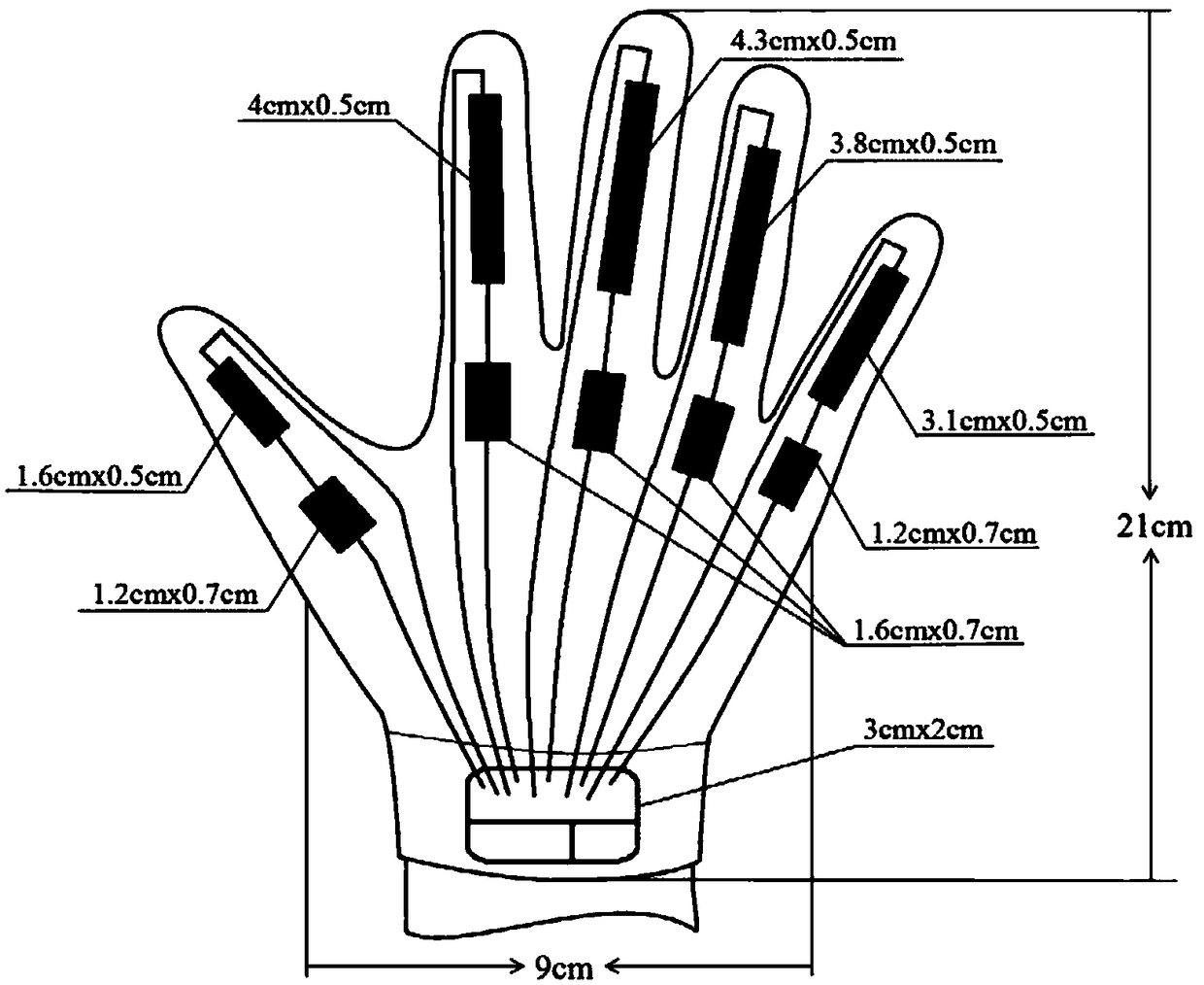 Intelligent glove for flexibly sensing hand posture