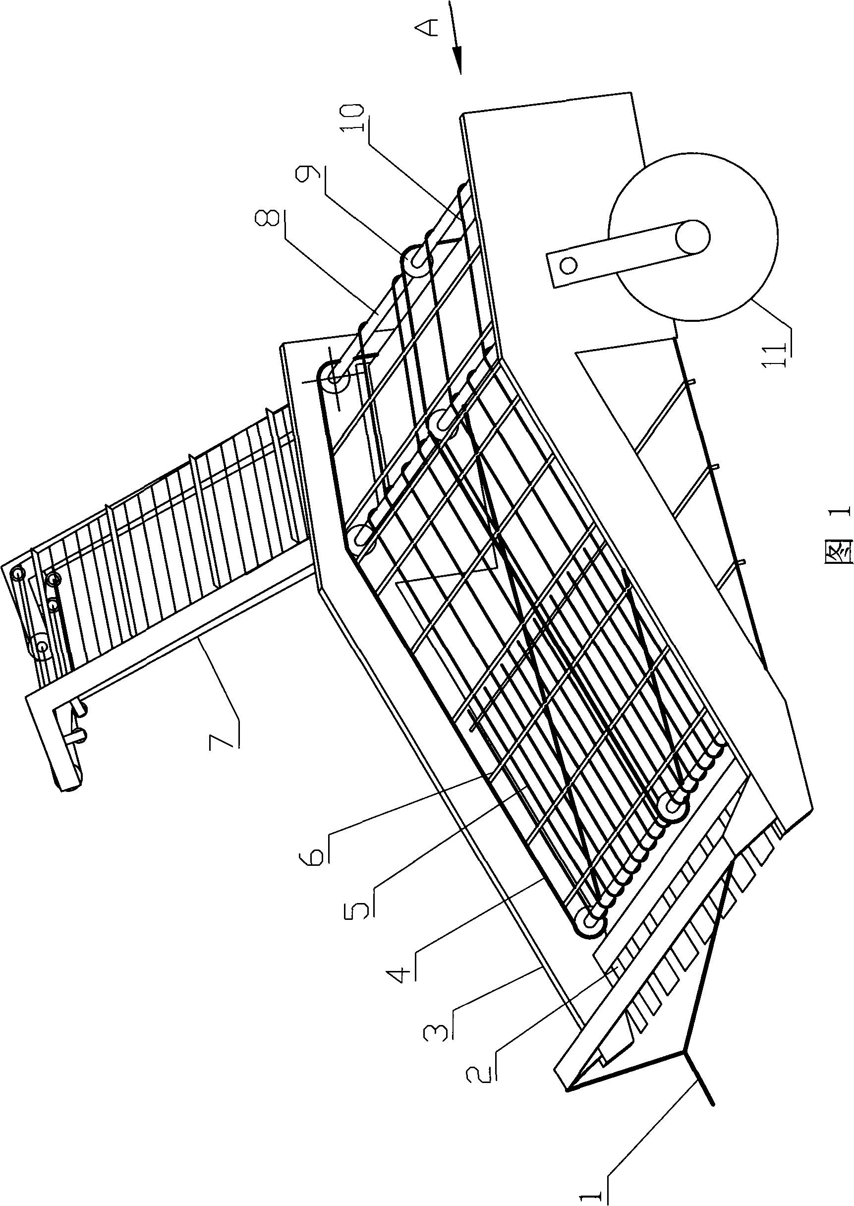 Harvester for rhizome crops