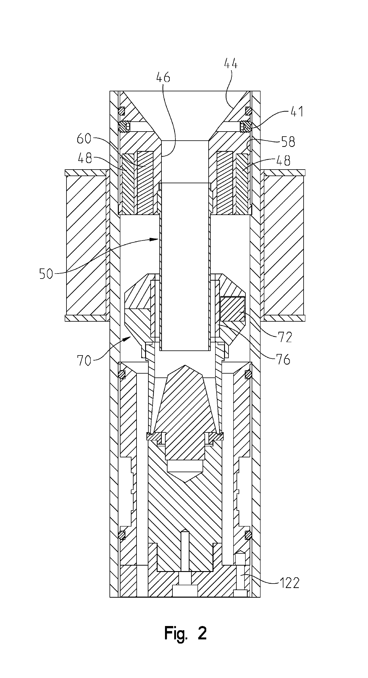 Flow control valve with eddy current dampening