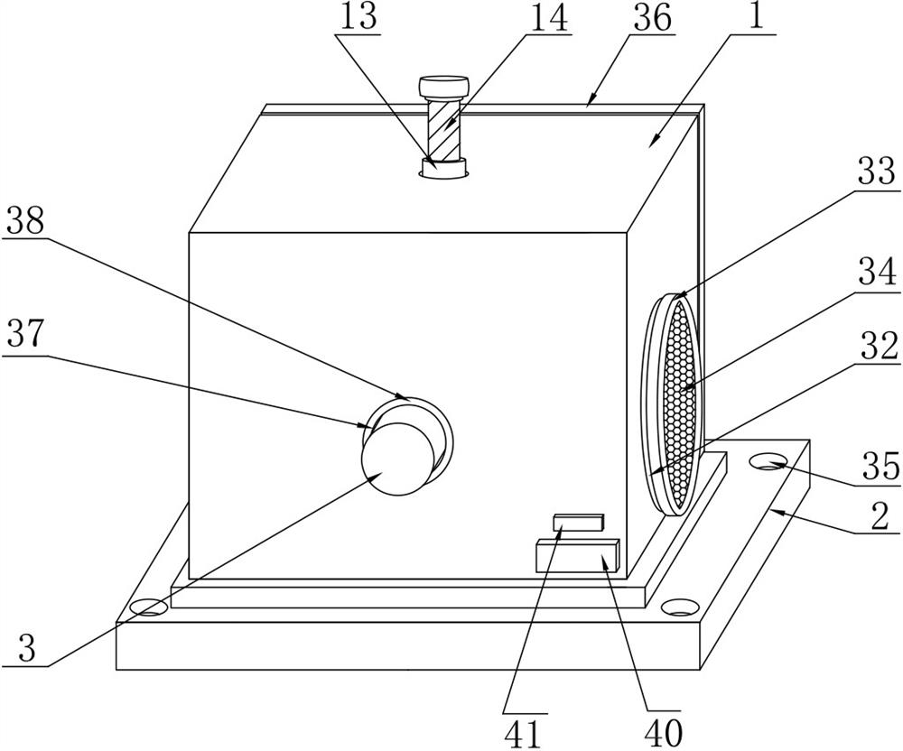 Using method of mounting base for new energy automobile motor