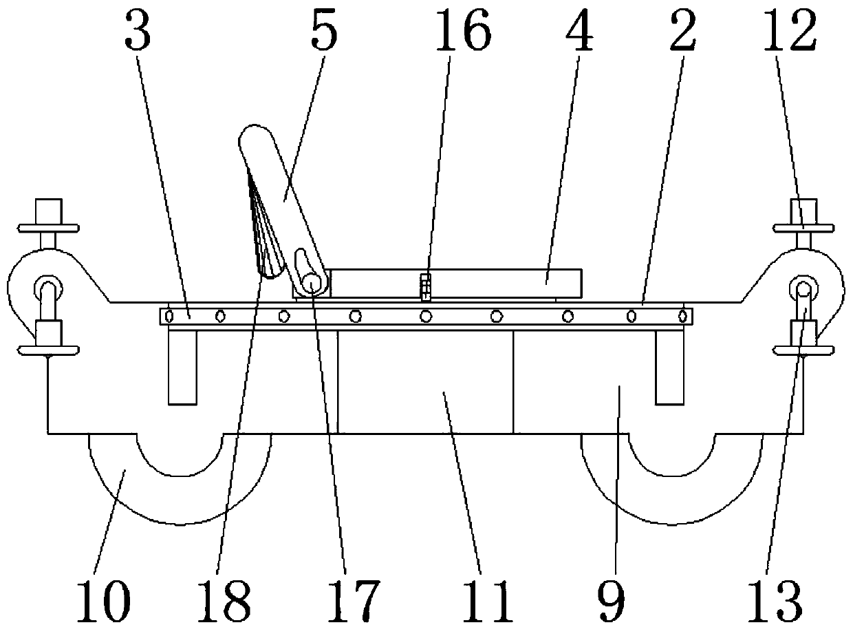 Working auxiliary device for overhauling municipal underground pipeline with carrying function