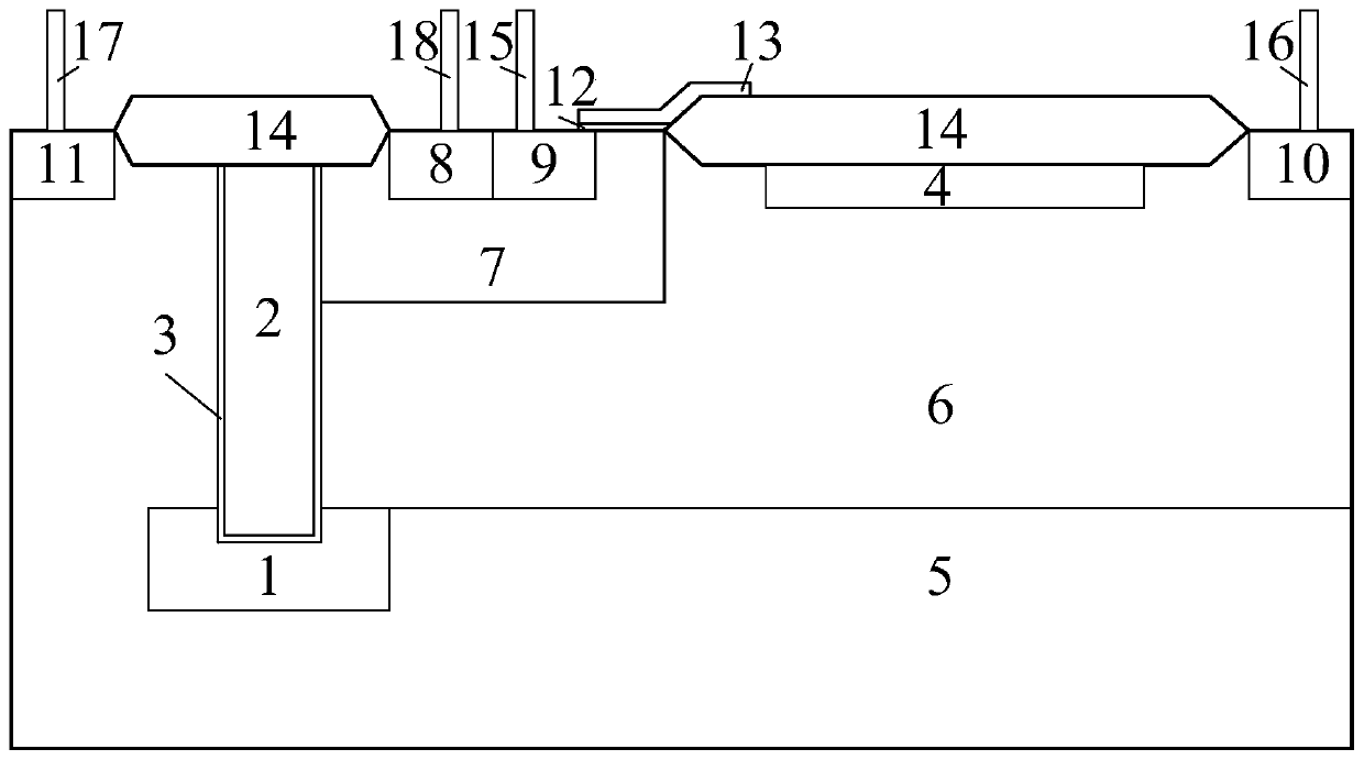 Isolated ldmos structure and manufacturing method thereof