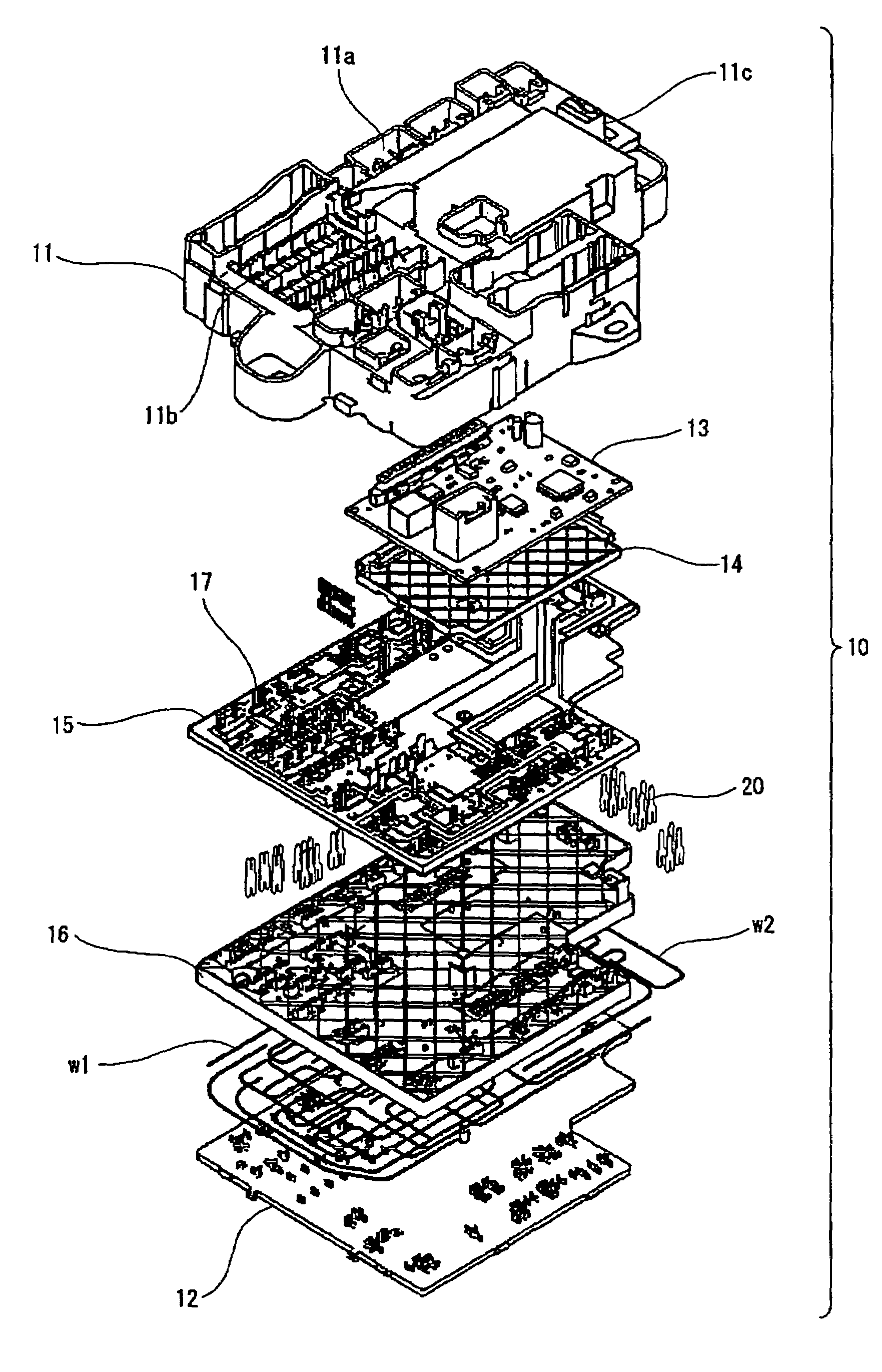 Automotive electrical connector box