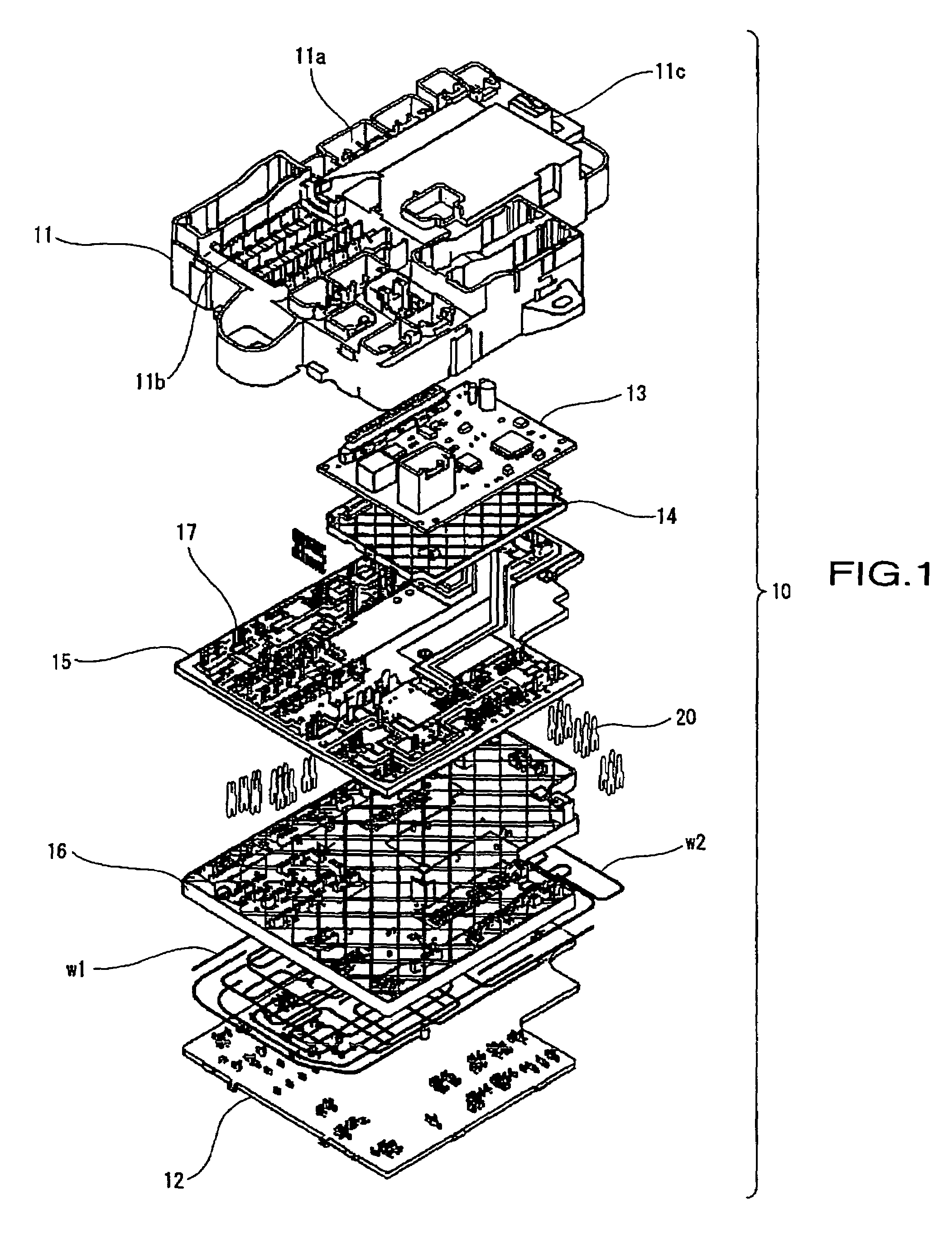 Automotive electrical connector box