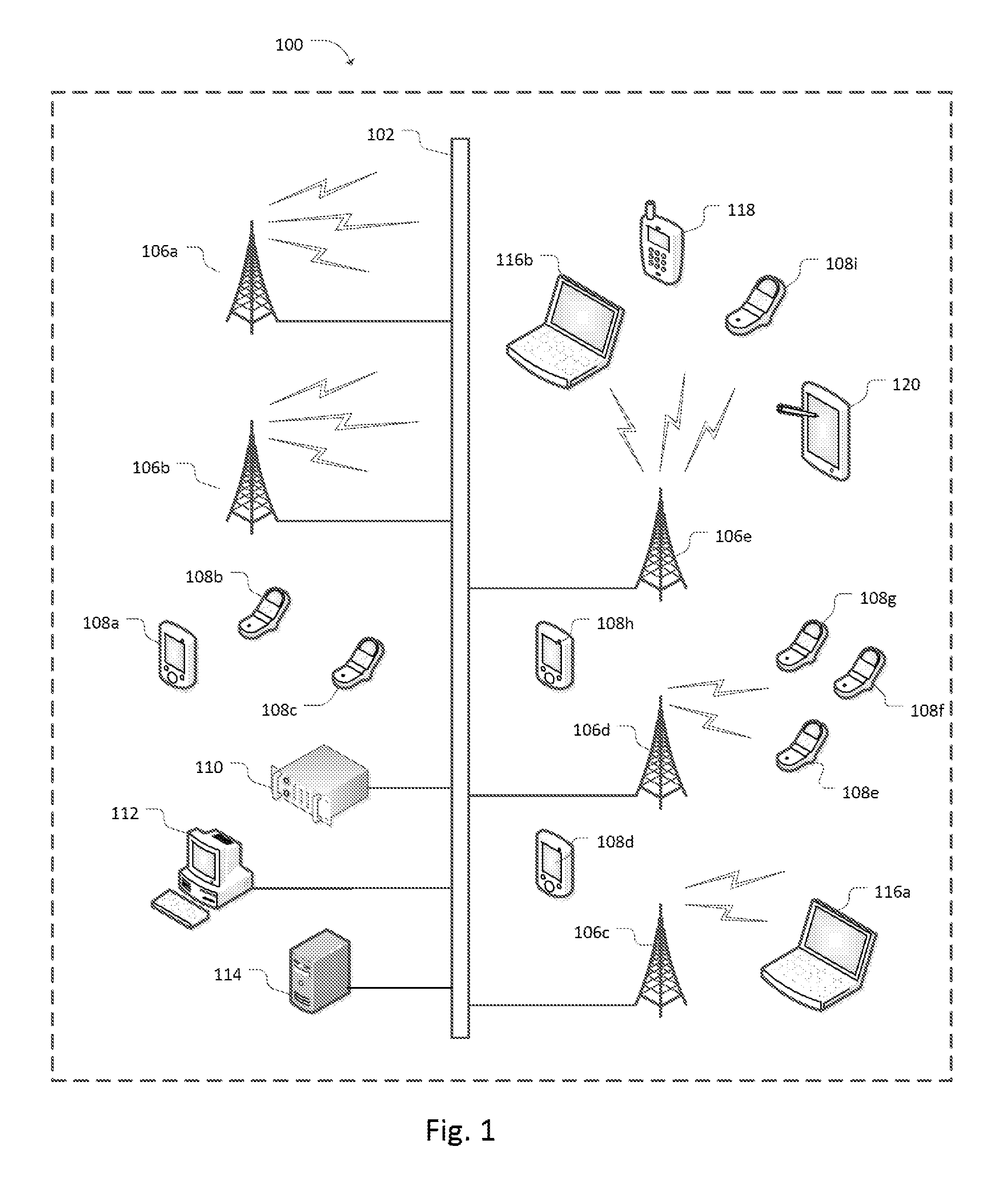 Method and apparatus for measuring multi-cell data efficiency in link adaptive wireless networks