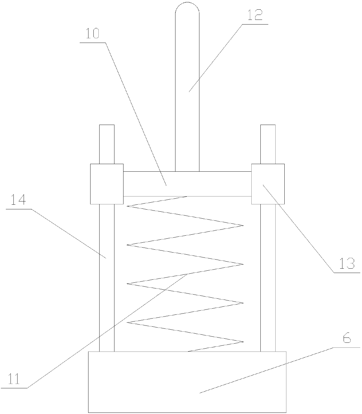 Intelligent aluminum alloy hub low-pressure casting device with speed regulation function