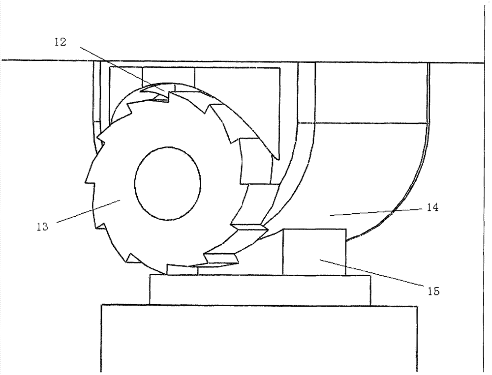 Transverse parking device of car